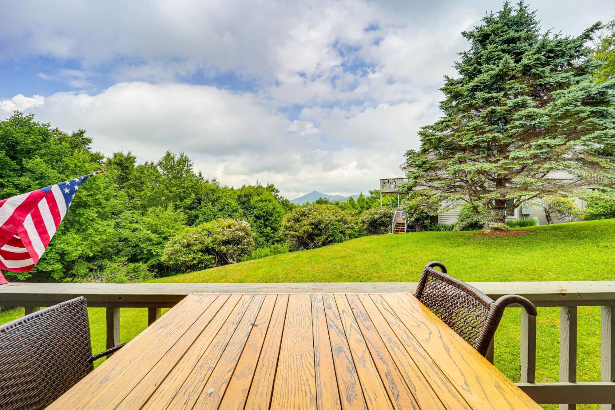 Banner Elk Mountain-View Condo 3 Mi To Skiing! Luaran gambar