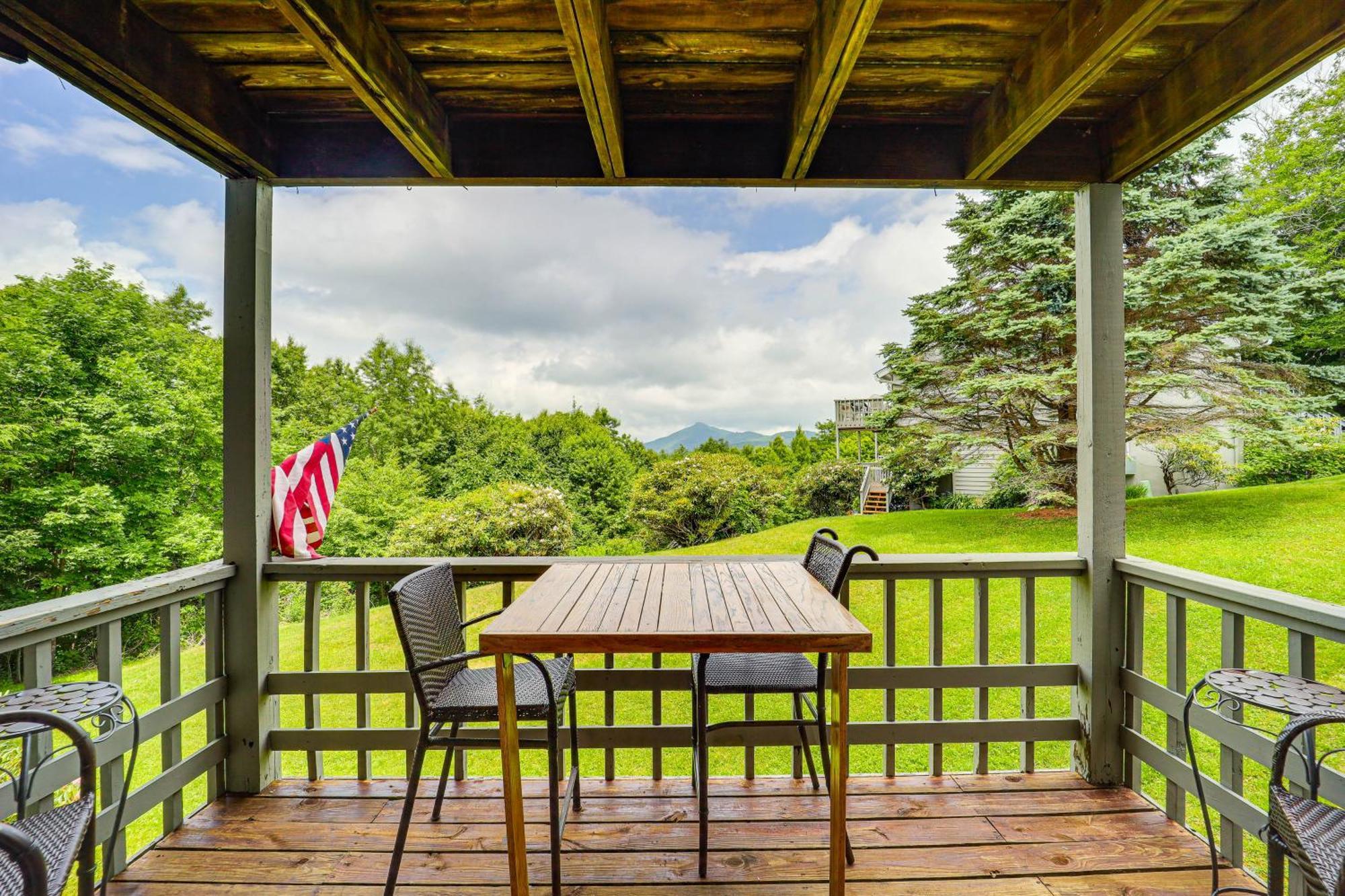 Banner Elk Mountain-View Condo 3 Mi To Skiing! Luaran gambar